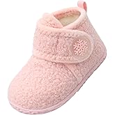 LeIsfIt Toddler Slippers Boys Girls House Slippers Kids Winter Boots Warm Lightweight House Shoes Non-slip Indoor Slipper Shoes
