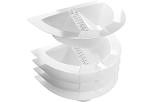 BEHERK 6 Pack Urine Collection Hat for Toilet, 32oz/1000cc Urine Catcher Specimen Collection Pans for Women, Urine Collector for Women and Men