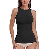 EUYZOU Women Shapewear Tummy Control Tank Tops Seamless Compression Tops Body Shaper Camisole