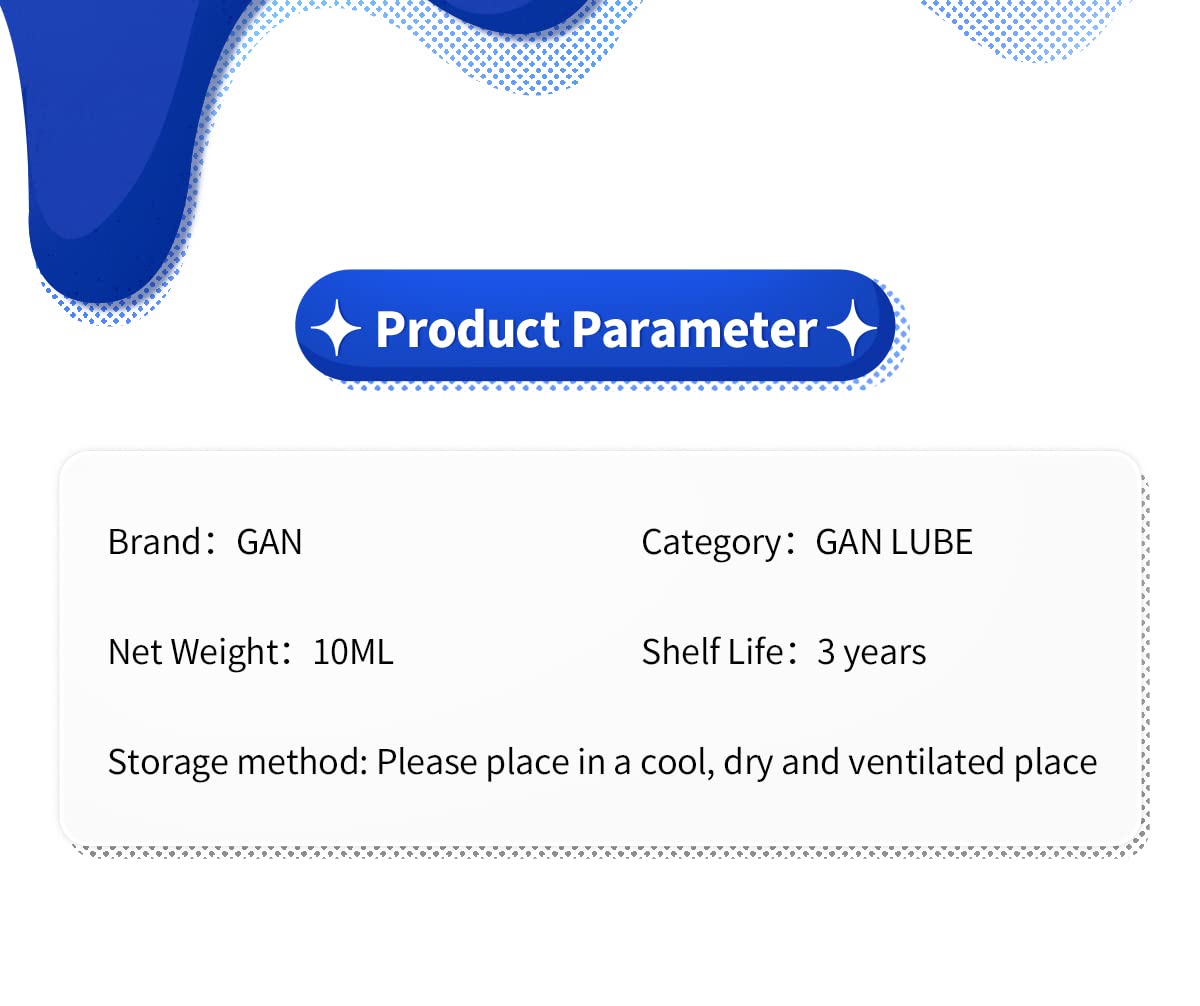 CuberShop GAN Lube Set Bundle (V2 Lube & V3 Sticky Lube), 10mL big Speed Cubing Lubricant Bundle, GAN Professional Lubrication for Speed Cubing, 2022 New Released Lube Bundle