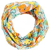 Pokemon Group Photo Sublimated All Over Print Infinity Viscose Scarf