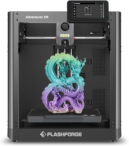 FLASHFORGE Adventurer 5MPro おまけ多数 FLASHFORGE Adventurer 5M 3D Printer High Speed Max 600mm/s