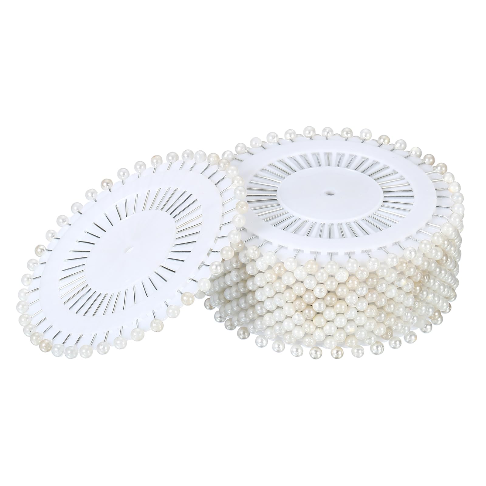 PATIKIL Sewing Straight Pins Round Pearl Head, 520 Pack for DIY Hand Crafts Project, White