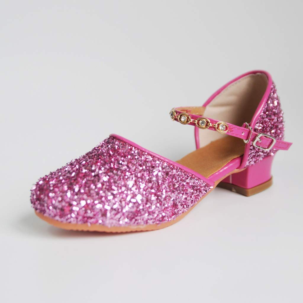 pink glitter moccasins
