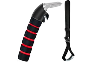 KOUNATSURI Car Handle Assist for Elderly Car Door Handle Multifunction Handle Car Door Latch Handle for Seniors and Handicapped(Red)