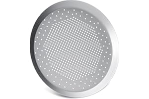 Beasea 10 Inch Pizza Pan, Pizza Pan with Holes Pizza Tray for Oven Crispy Crust Round Heavy Duty Aluminum Alloy Pizza Crisper Pan Pizza Baking Tray Bakeware for Home Restaurant Kitchen