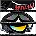 MIGAGA UV Protection Ski Goggles Adjustable Portable Motorcycle Bicycle Goggles Dustproof Scratch-Resistant CS Army Tactical Military Goggles Windproof Snowmobile Eyewear Outdoor Riding Glasses