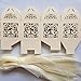 KAZIPA 50pcs Laser Cut Candy Boxes Pearl Paper Gift Box with Ribbon for Party Wedding Favor(Ivory)