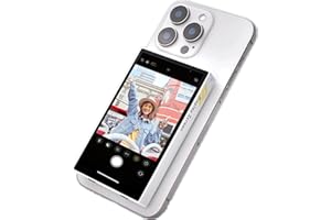 Phone Vlog Selfie Monitor Screen, 2.4/5.8G WiFi Wireless Screen Mirroring, Magnetic Phone Holder Clip Mount, Rear Camera for 