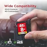 Gigastone 8 GB SDHC Memory Card Pack of 2 Class 10 U1 High Speed view 6
