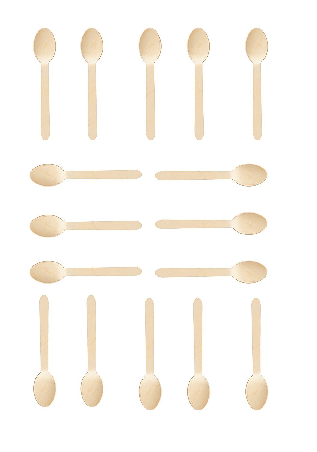 Perfect Stix Wooden Disposable Spoons 6" Length (pack of 100): Industrial & Scientific