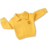 Happy Town Toddler Sweatshirt Boy Girl Fall Outfits Long Sleeve Solid Color Top Pullover Blouse Shirt Baby Winter Clothes