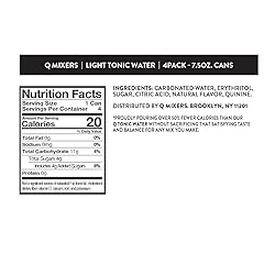 Q LIGHT TONIC WATER with Real Quinine & Organic
