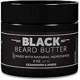 Detroit Grooming Co. Beard Butter for Men | Softens, Thickens & Hydrates with Safflower Oil & Shea Butter | Black Scent, 2oz