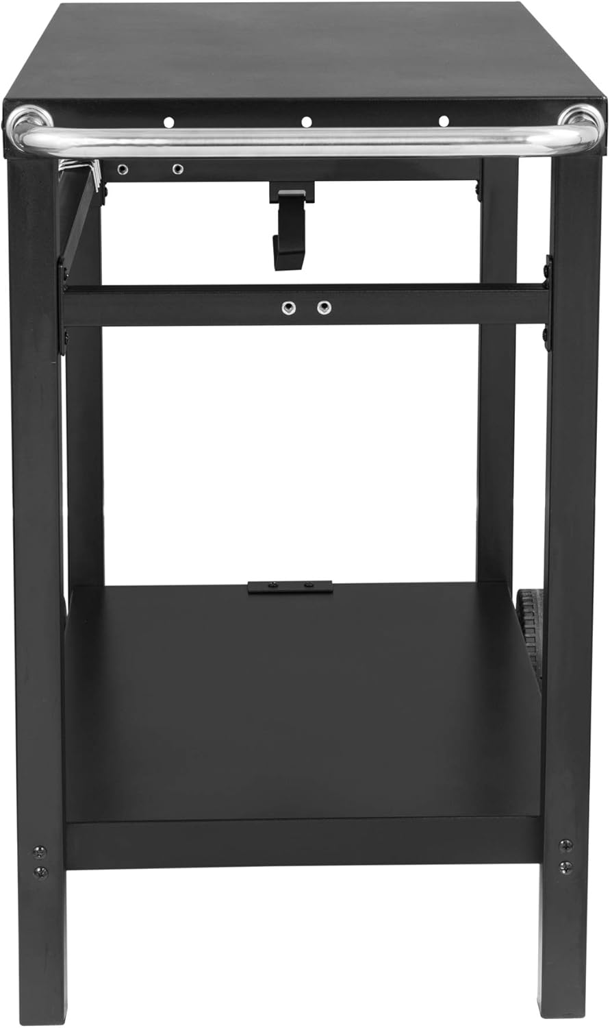 Royal Gourmet Double-Shelf Movable Dining Cart Table, Commercial Multifunctional Steel Flattop Worktable PC3401B - Tables