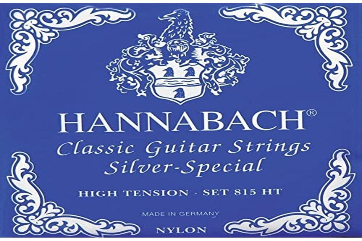 Hannabach strings for classical guitar Seire 815 High Tension Silver Special (high quality, all-purpose string for almost every instrument, guitar strings classical guitar, Made in Germany)