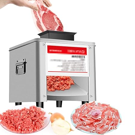 IDABAY Elektrischer Fleischwolf Edelstahl 304 Wolf Slicer Feischmaschine Küche Allesschneider Multi-Funktion Gemüseschneider 