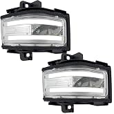 Recon Truck Accessories 264245WHCLX Towing Mirror Lights Fits Ford F-250 Super Duty