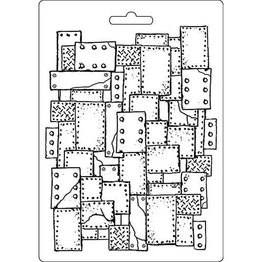 STAMPERIA INTERNATIONAL, KFT Soft Maxi Mould A5 PLAQUETTE, One Size