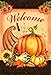 Toland Home Garden 109728 Welcome Cornucopia Thanksgiving Flag 28x40 Inch Double Sided for Outdoor Fall House Yard Decoration