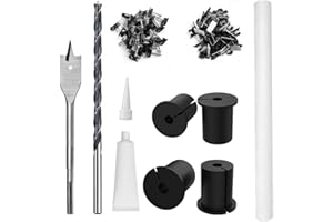 FATYEHX 1 inch cable routing kit for starlink,4pcs wall grommet bushing starlink masonry routing kit including threading cables tool through wall for star link cable routers ethernet adapter