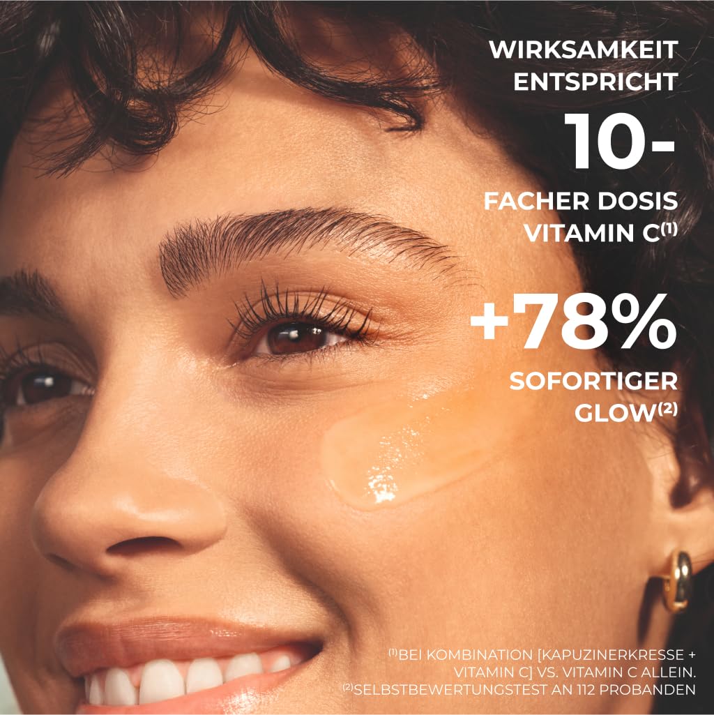 Yves Rocher Glow Énergie [C+] Glow Aktivierendes Serum – Strahlkraft-Boost - Für mehr Strahlkraft und geglättete Haut – Antioxidativer Schutz - Alle Hauttypen – Mit Vitamin C & Kapuzinerkresse – 30 ml 4