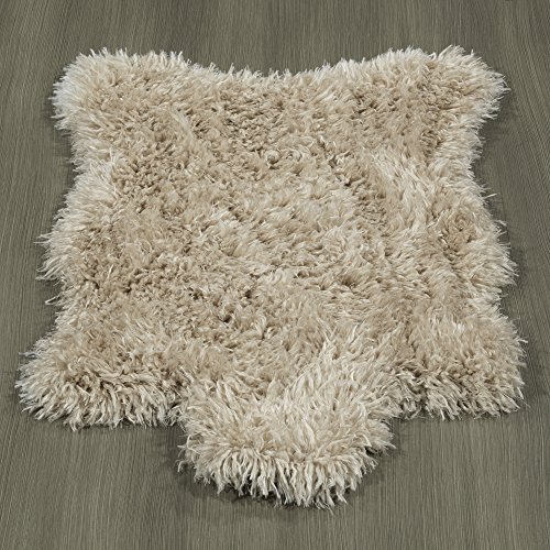 Ottomanson Flokati Collection Faux Sheepskin Lambskin Design Shag Rug, 2'X3'3, Beige