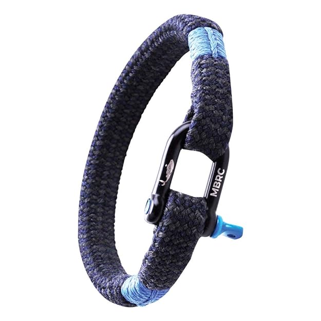 MBRC Humpback - Robustes Armband in maritimen Look - Surfer Armband- Seilarmband aus 100% recyceltem Plastik hergestellt