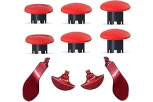 XBERSTAR PS5 Edge Thumbsticks Replacement for PS5 Edge Controller Paddles Stick Joystick Caps Thumbstick Puller Accessories (