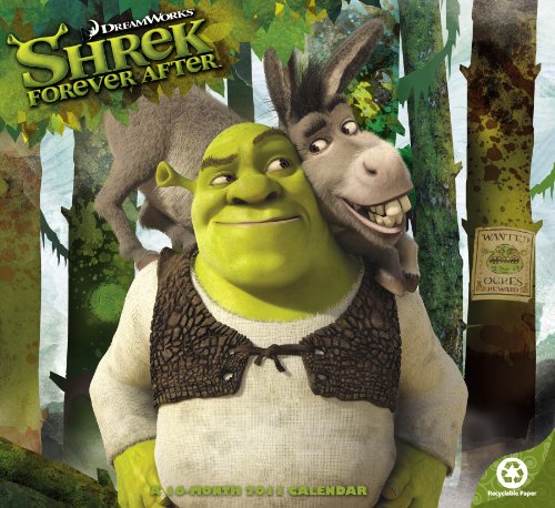 2011 Shrek Forever After Wall Calendar by