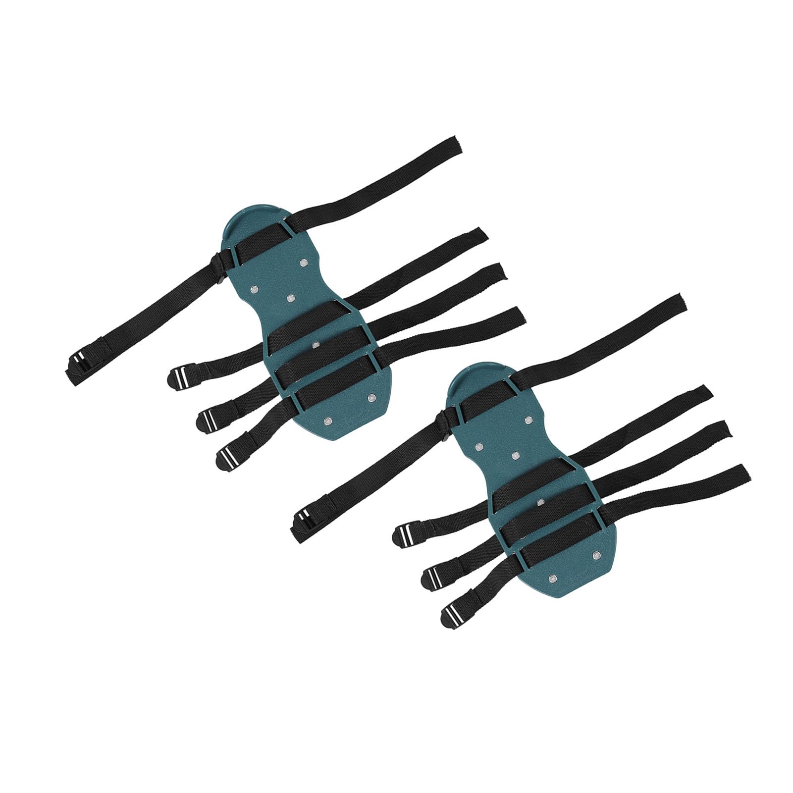 Professional Lawn Aerator Shoes with 4 Adjustable Straps, Plastic Buckle Scarifier for Yard Maintenance