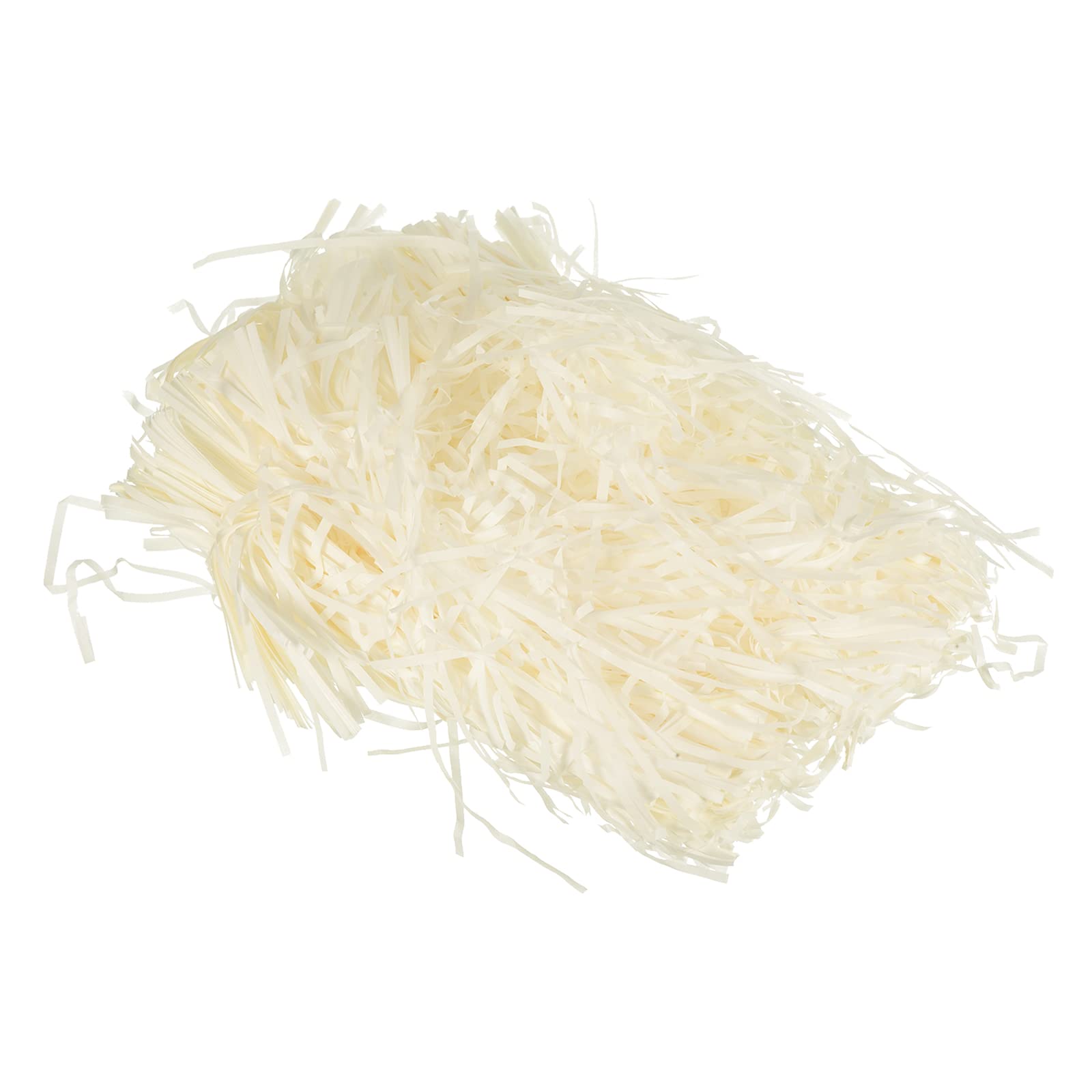 PATIKIL 0.9LB/400g Raffia Paper Shreds, 4 Pack Cut Paper Shred Confetti Filler for DIY Crafts Tissue Gift Wrapping Basket Filling, Beige