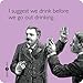 Someecards Censored Assorted Funny Happy Hour Gag Novelty Coasters Party Set of 6, Blue