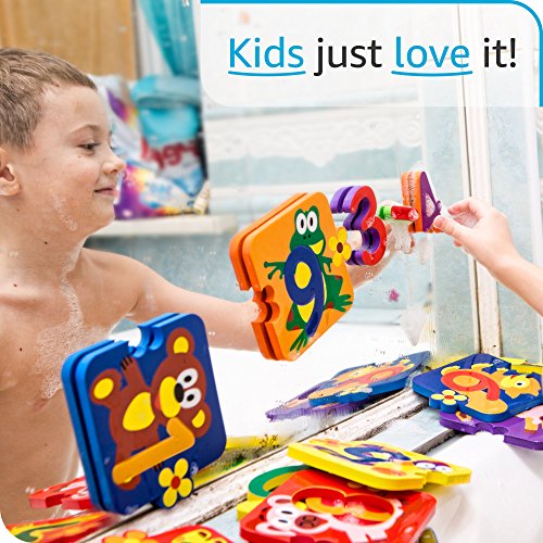 Learning Toys for Toddlers - Number Puzzles for Kids - Preschool Games - Educational Toy for Girls - Bathtub Toys for Boys - Teaching Aids - Bath Toys - Baby Puzzle Fun Set (13 Puzzles - 26 items) - Thumbnail 6