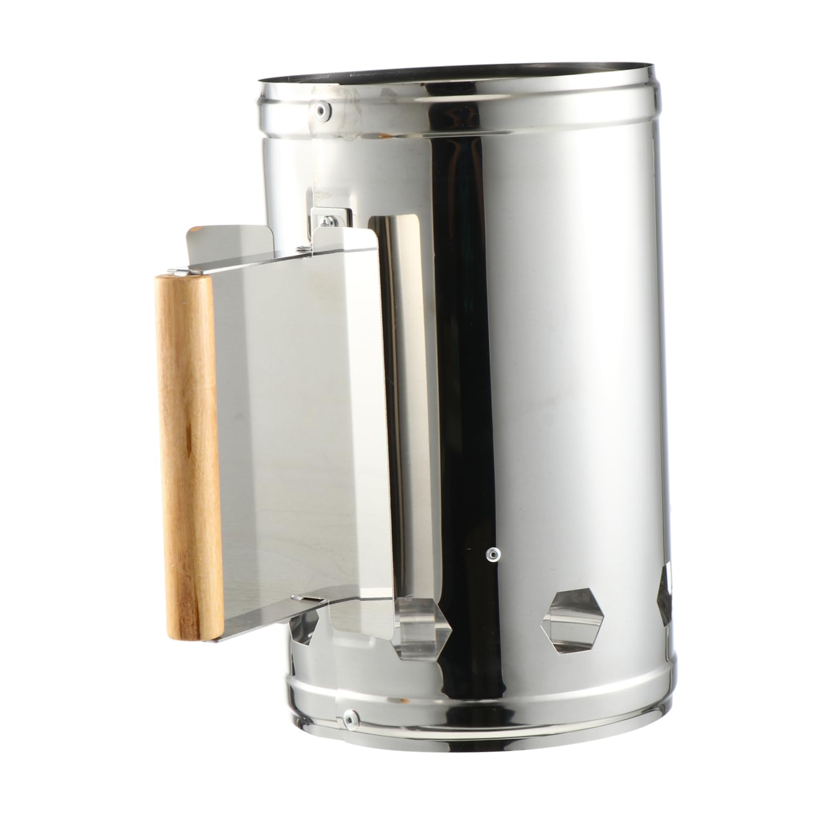 YARNOW Camping Accessories Grill Outdoor BBQ Charcoal Chimney Starter Outdoor Cooking Charcoal Fire Starter Stainless Steel Fireplace Accessories Barbeque Grill Camping Bbq