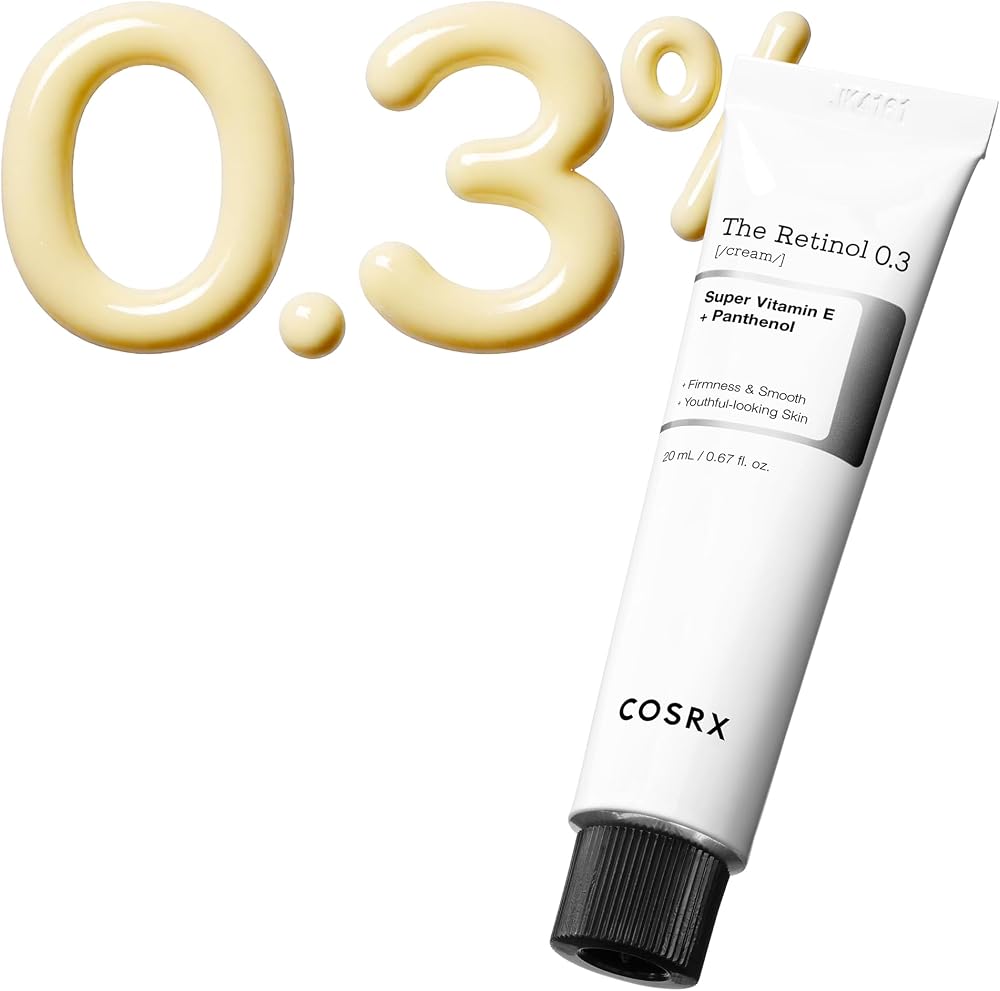 COSRX Retinol 0.3 Cream Anti-Aging Face Wrinkle Reduction Skin Renewal Firming