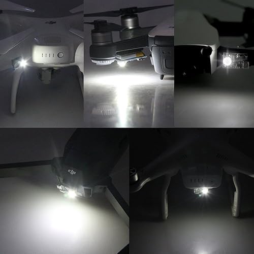 RCstyle Cree LED White Strobe Light for Compatible with DJI Mavic