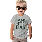 CM C&M WODRO Game Day Shirts Toddler Baby Boys Girls Football Short Sleeve T-Shirt Kids Football Fans Gift Tee Tops