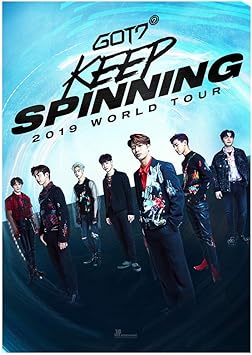 Amazon Co Jp Youyouchard Kpop Got7 アルバム スピニングトップ セキュリティとセキュリティの間 ポスター 公式 サポートポスター フォトカード フォトブック Got7ファンコレクション 16 5 11 8インチ 1 7 125 ホーム キッチン