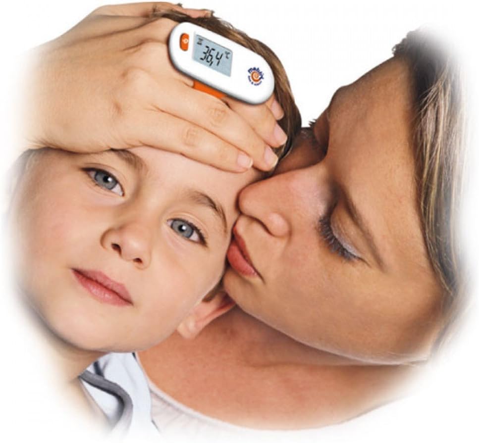 Mebby Mothers Touch Forehead/Room Temperature Thermometer with Sensor