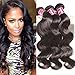 Unice Hair Brazilian Body Wave Virgin Hair 1 Bundle, Raw Unprocessed 100% Virgin Human Hair Weave 95-100g/pc Natural Color