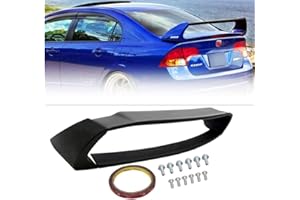 ZXMT Rear Trunk Spoiler for Honda Civic 2006 2007 2008 2009 2010 2011 4DR Sedan Mugen Style RR Trunk Wing Spoiler (Unpainted)
