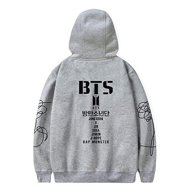 SERAPHY Unisex Sweatshirts Bangtan Boys BTS Kapuzenpullover Pullover für Army Suga Jimin Jin Jung Jook J-Hope Rap-Monster V