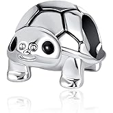 SBI Jewelry Lucky Sea Turtle Charm Compatible with Pandora Charm Bracelet Good Luck Animal Pendant Ocean Bead Anniversary Birthday Christmas Family