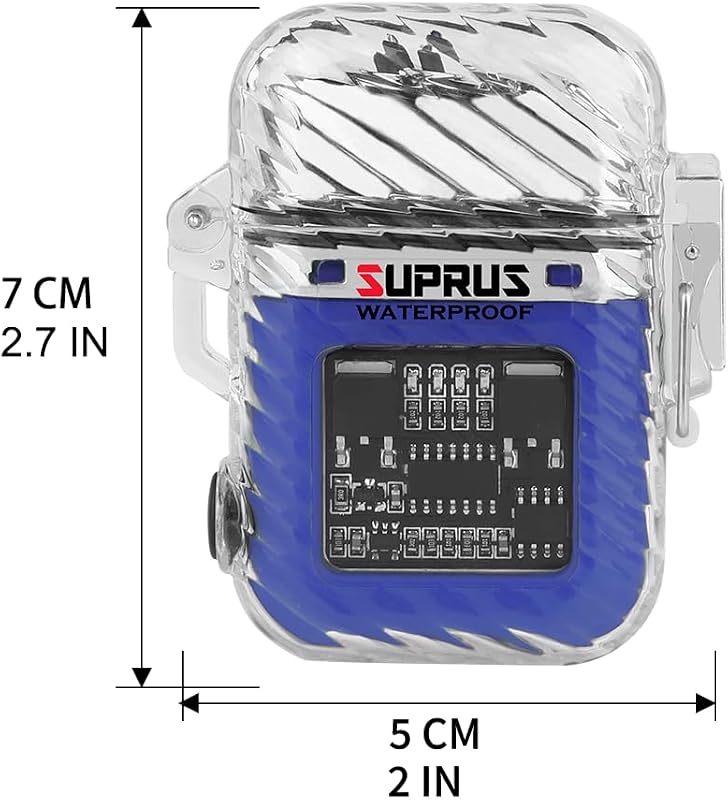 Encendedor luminoso de 3 modos de linterna, resistente al viento, resistente al agua, mecheros eléctricos, recargable, de plasma de doble arco, con silbato de emergencia de supervivencia y