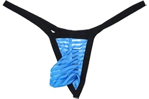 MuscleMate UltraHot Men's See-Through Thong G-String Underwear, Men's Hot T-Back Thong G-String Undie, No Visible Lines.