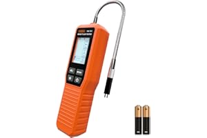 YOWEXA Brake Fluid Tester for DOT3 DOT4 DOT5.1, Digital Brake Fluid Moisture Tester with 200mm Flexible Corrosion-Resistant Probe, Dual Alarm and Backlit LCD for Automotive Maintenance