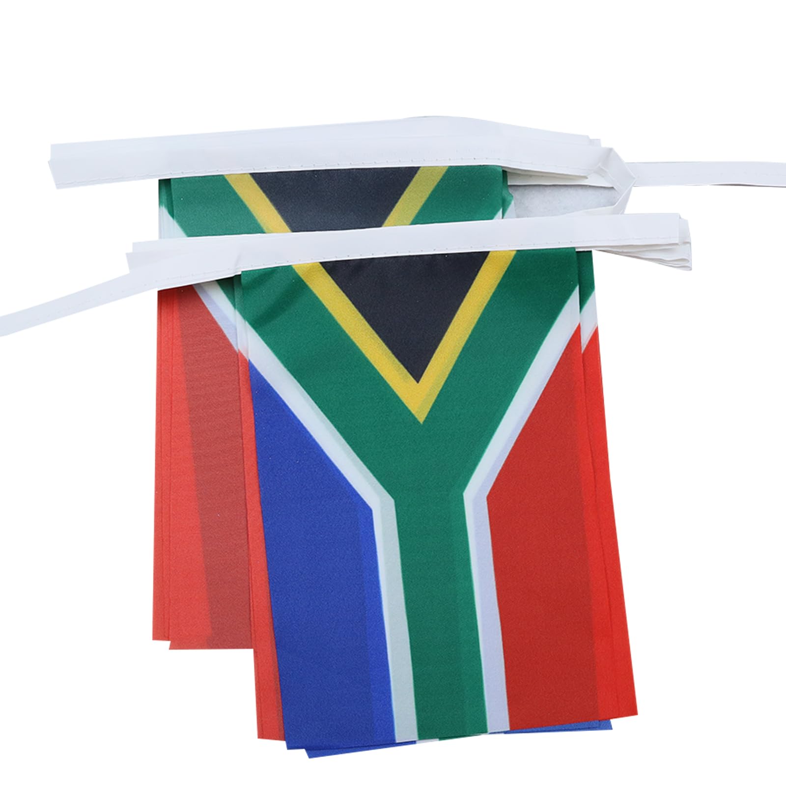 AZ FLAG South Africa Bunting Flag, 20 Ft Garland with 20 Small South African Flags 8'' x 6'', 100% Polyester String Pennant, 6 meters — image 1