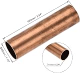Sourcing Map Copper Round Tube 28mm OD 1mm Wall 100mm Length view 2