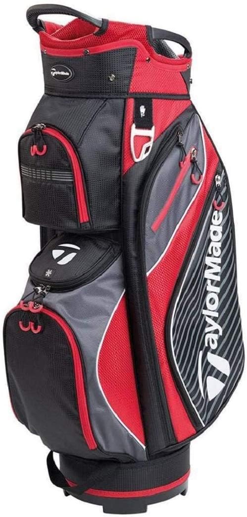 TaylorMade Pro 6.0 Cart Bag with Key Lock Base and 9 Pockets